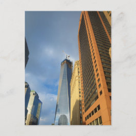 Rascacielos reflejos de Nueva York Tarjeta postal