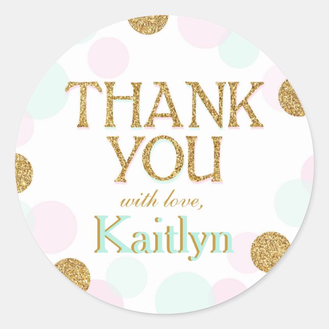 Rasgadura de salpicaduras gracias etiqueta (Anverso)