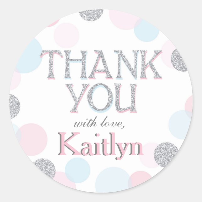 Rasgadura de salpicaduras gracias etiqueta (Anverso)