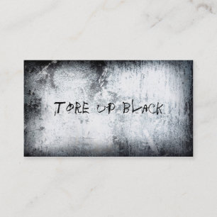 Rasgó para arriba tarjetas de visita [negras]