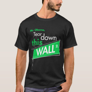 Rasgue abajo esta camiseta (verde) de Wall Street