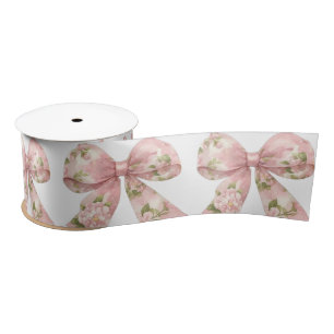 Raso Chica de lazo rosa Baby Shower