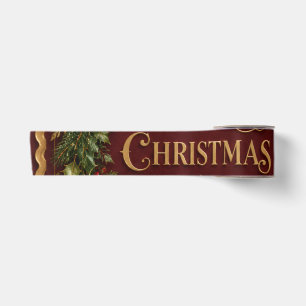 Raso Elegante lazo de terciopelo de Navidad, Botánica d