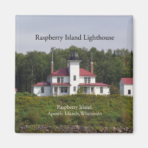 Raspberry Island Lighthouse imán