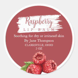 Raspberry Salve / Balo / Etiqueta de jabón