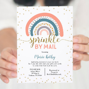 Rasplante de arcoiris por invitación por correo