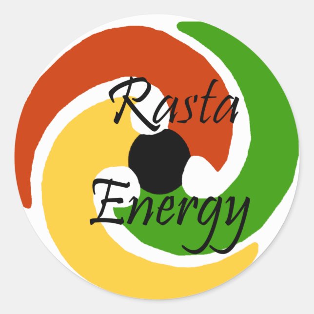 Rasta Energy pegatinas (Anverso)