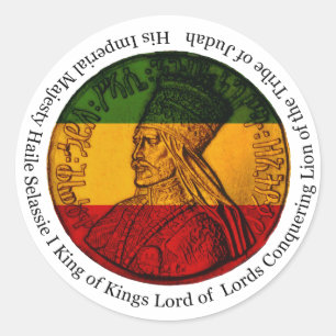 Rasta Pegatina conquistando León de Judá Su Majest