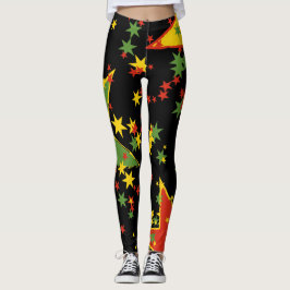 Rasta Star Spangling Leggings