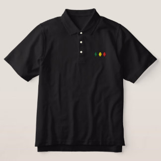Rasta Stripes Polo Shirt
