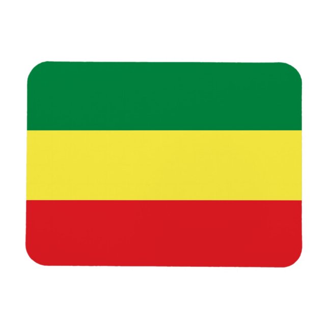 Rastafara - Rastafari reggae imán - (Horizontal)