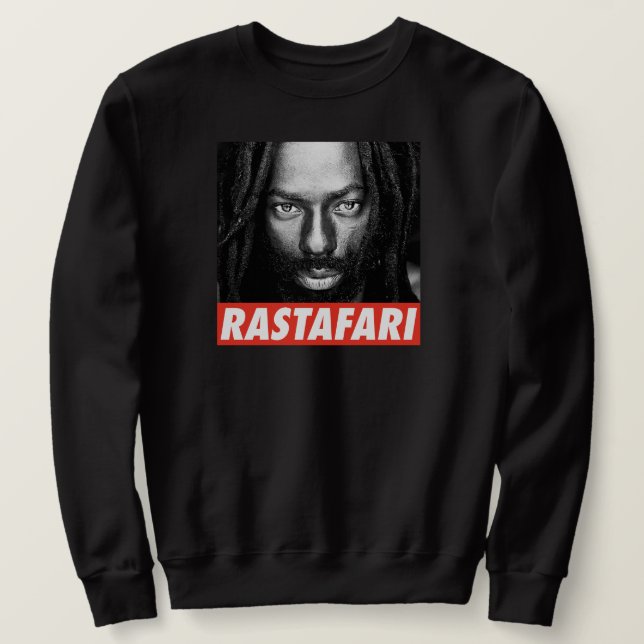 Rastafari Rasta Reggae Buju Roots Sweater (Anverso del diseño)