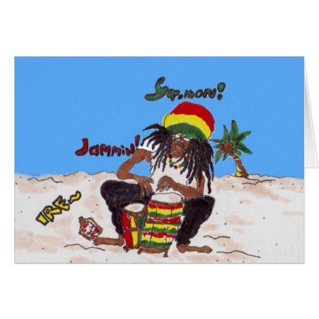 rastaman blank car (Anverso (Horizontal))