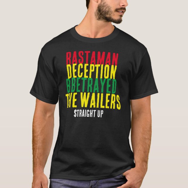 RASTAMAN DECEPTION Camiseta básica oscura (Anverso)