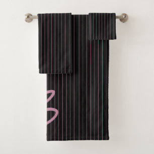 Rastreo negro y rosa personalizado