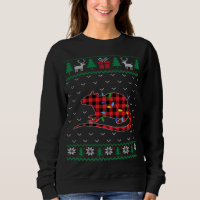 Rat Christmas Tree Lights Decoración Xmas Sweater