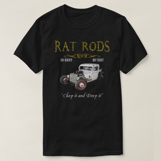 Rat Rods Camiseta Chop It And Drop It Essential T- (Diseño del anverso)