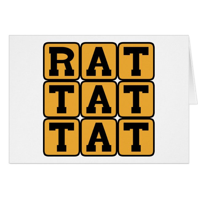 Rat Tat Tat, Patrón De Tambor (Anverso (Horizontal))