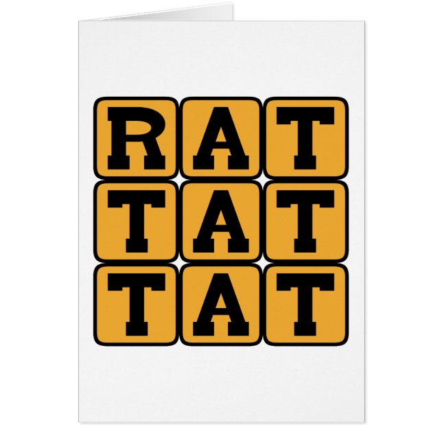 Rat Tat Tat, Patrón De Tambor (Frente)