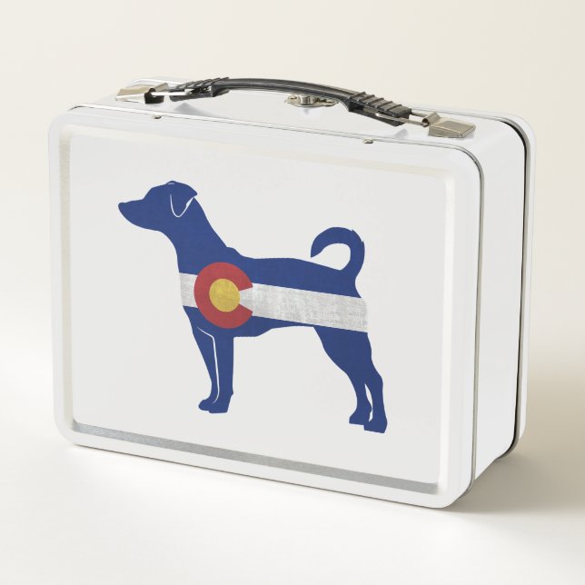 Rat Terrier Dog Race Silhouette Colorado (Reverso)