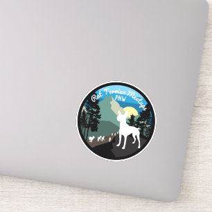 Rat Terrier Meetups PNW - pegatina oficial