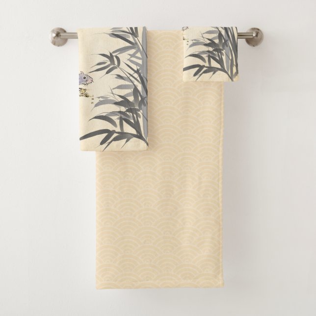 Rata de bambú original pintura Año chino Zodiac B (In situ)