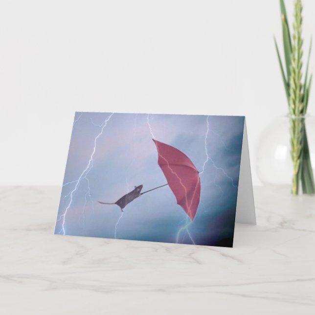 Rata en tarjeta de la tormenta (Anverso)