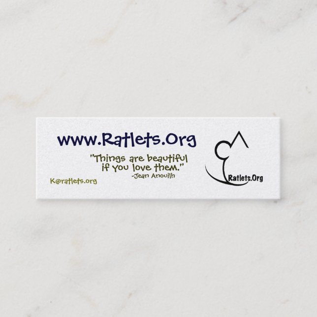 Ratlets poca tarjeta (Anverso)