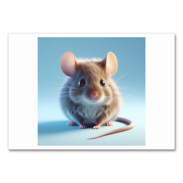 Ratón (생 쥐) - Tarjetas Flash coreanas (Anverso)