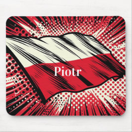 Ratón Alfombrilla bandera de Polonia