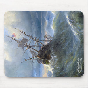 Ratón Alfombrilla 'Barco en tormenta' de Raden Saleh®