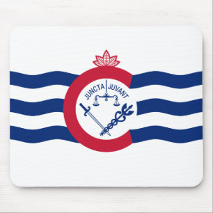 Ratón Alfombrilla con bandera de Cincinnati, Ohio