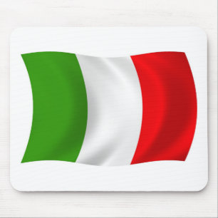 Ratón Alfombrilla con la bandera de Italia