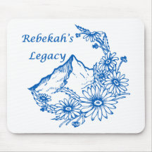 Alfombrilla con logotipo de Rebekah's Legacy