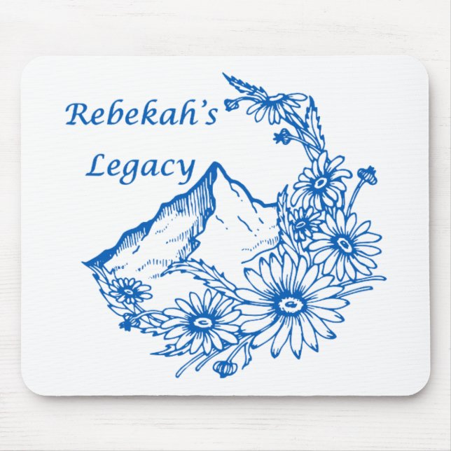 Ratón Alfombrilla con logotipo de Rebekah's Legacy  (Frente)