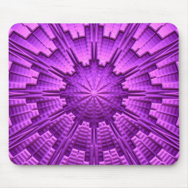 Ratón Alfombrilla de arte abstracto 3D (Frente)