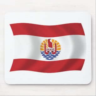 Ratón Alfombrilla de bandera de Polinesia Francesa