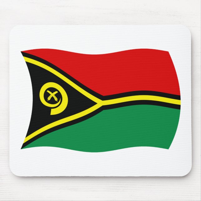 Ratón Alfombrilla de bandera de Vanuatu (Frente)