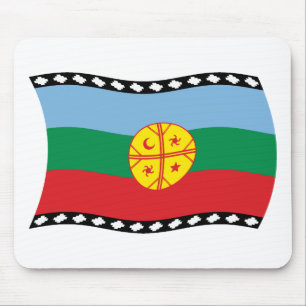 Ratón Alfombrilla de Banderas Mapuches