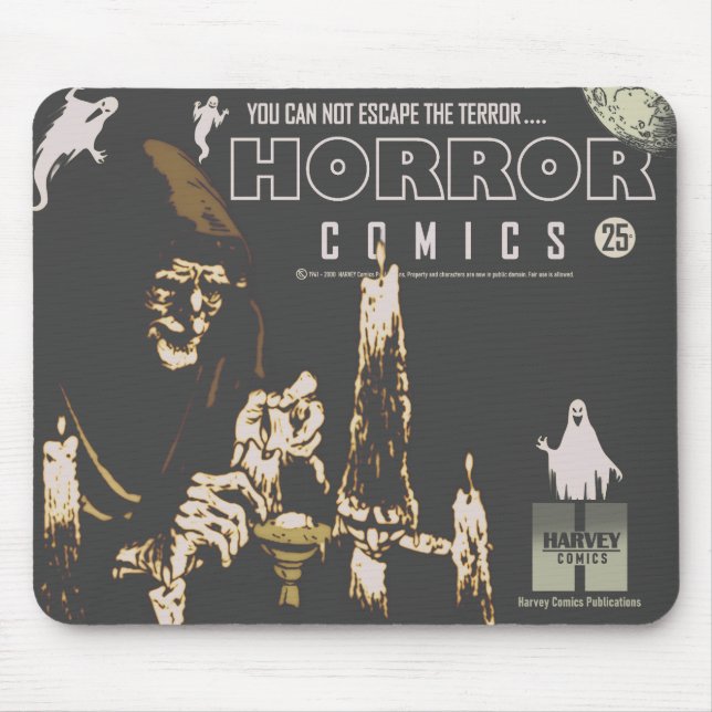 Ratón Alfombrilla de cómics de terror  (Frente)