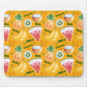 Ratón Alfombrilla de frutas tropicales