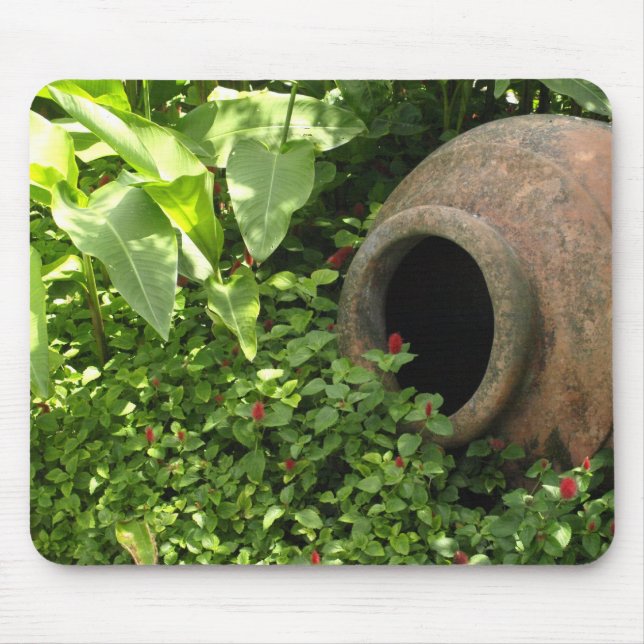 Ratón Alfombrilla de jardín de cerámica (Frente)