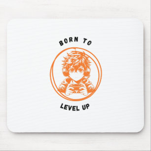 Ratón Alfombrilla de juego Born to Level Up