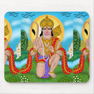 Ratón Alfombrilla de Lord Hanuman – Accesorio de Escrito