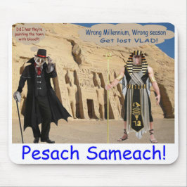 Ratón alfombrilla de ratón. Feliz Pascua.