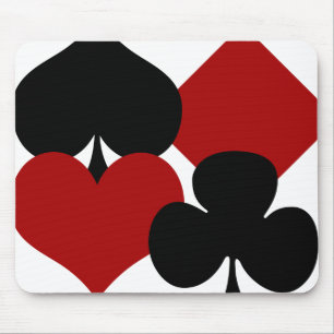 Ratón Alfombrilla de ratón, palos de cartas de juego