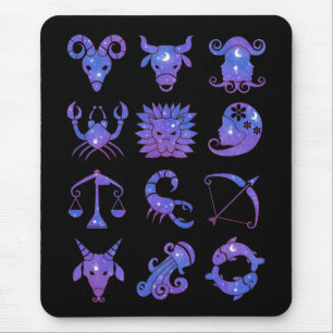 Ratón Alfombrilla de signos del zodiaco