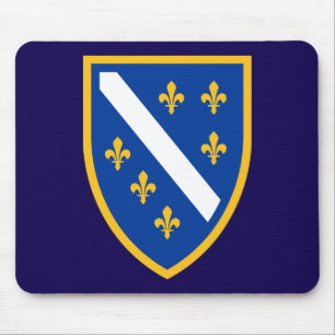 Ratón Alfombrilla del Escudo de Bosnia y Herzegovina 