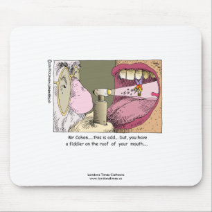 Ratón Alfombrilla divertida de mi dentista judío