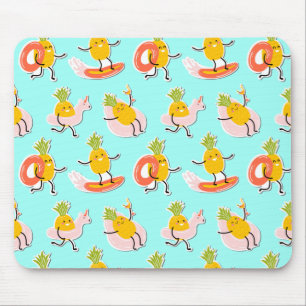 Ratón Alfombrilla divertida de piña de verano